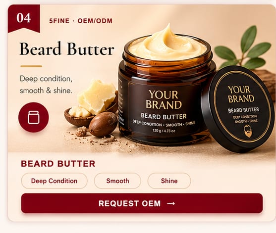 OEM Beard Butter — 5FINE private label OEM/ODM