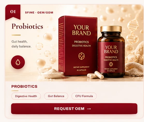 OEM Probiotics — 5FINE private label OEM/ODM