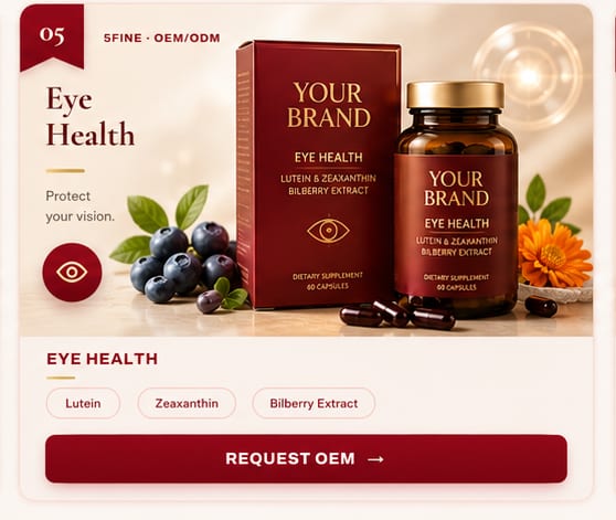 OEM Eye Health — 5FINE private label OEM/ODM