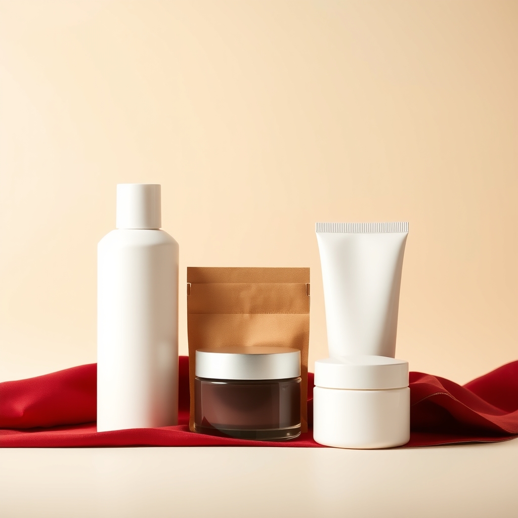 Cosmetic boxes and a shipping mailer