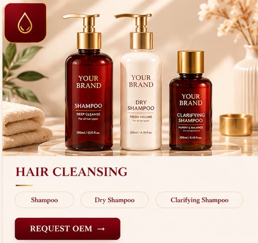 OEM Hair Cleansing — 5FINE private label OEM/ODM
