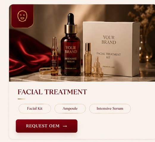 OEM Facial Treatment — 5FINE private label OEM/ODM