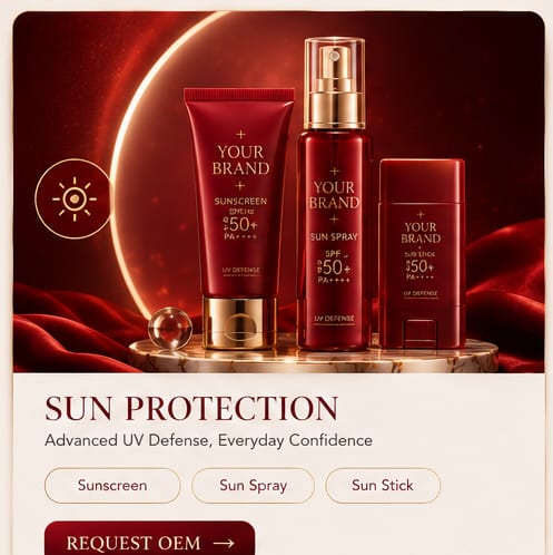 OEM Sun Protection — 5FINE private label OEM/ODM