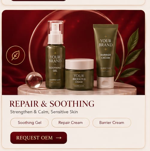 OEM Repair & Soothing — 5FINE private label OEM/ODM