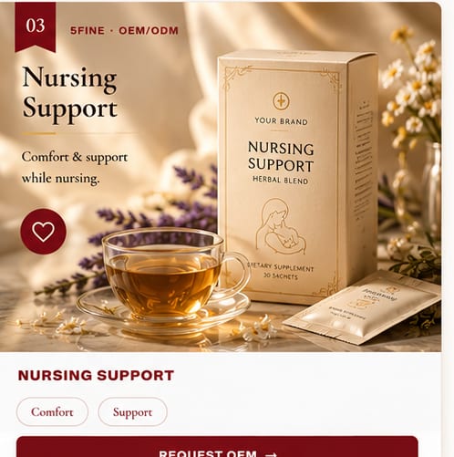 OEM Nursing Support — 5FINE private label OEM/ODM