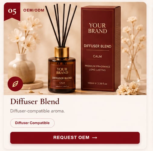 OEM Diffuser Blend — 5FINE private label OEM/ODM