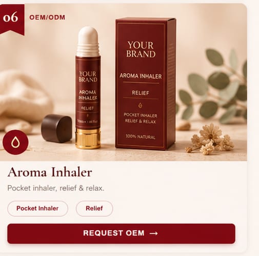 OEM Aroma Inhaler — 5FINE private label OEM/ODM