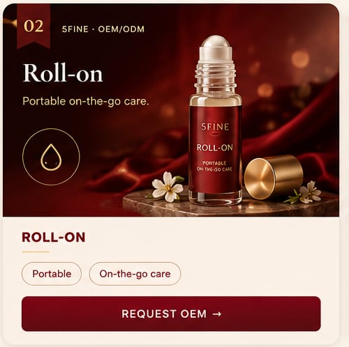 OEM Roll-on — 5FINE private label OEM/ODM