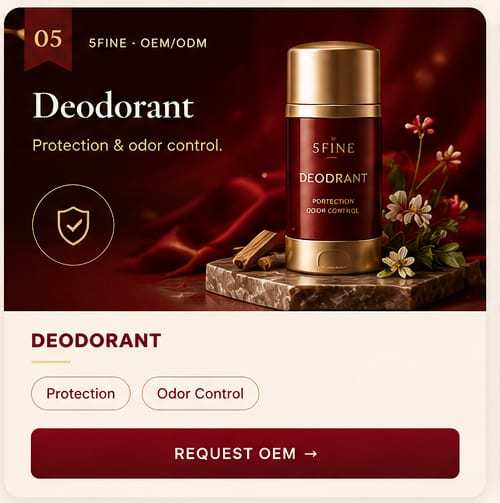 OEM Deodorant — 5FINE private label OEM/ODM