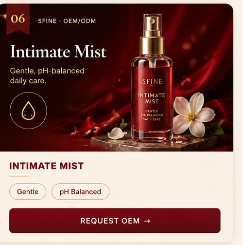 OEM Intimate Mist — 5FINE private label OEM/ODM