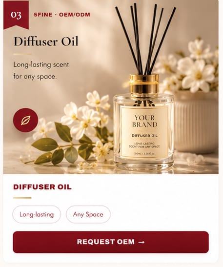 OEM Diffuser Oil — 5FINE private label OEM/ODM