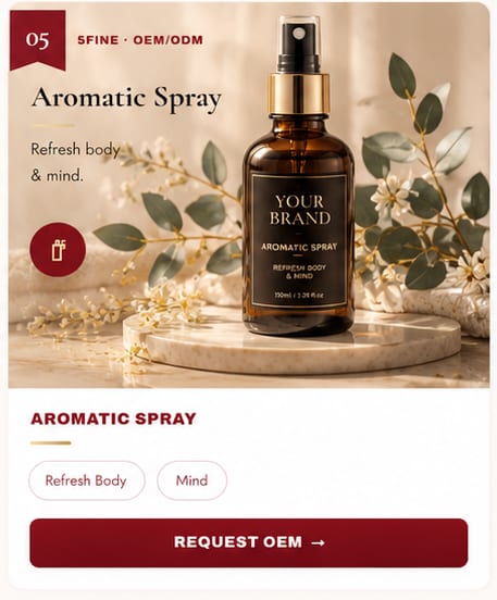 OEM Aromatic Spray — 5FINE private label OEM/ODM