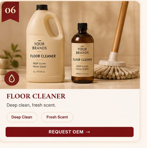 OEM Floor Cleaner — 5FINE private label OEM/ODM