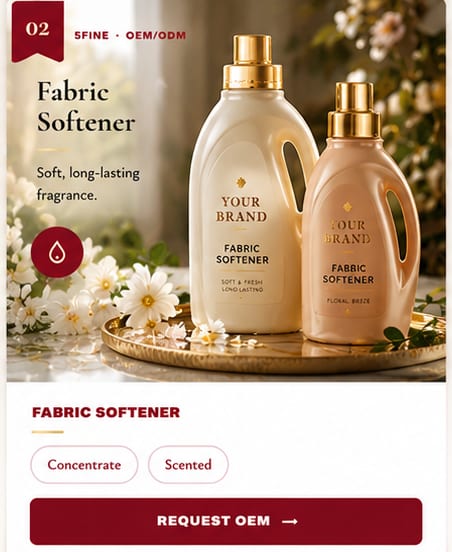 OEM Fabric Softener — 5FINE private label OEM/ODM