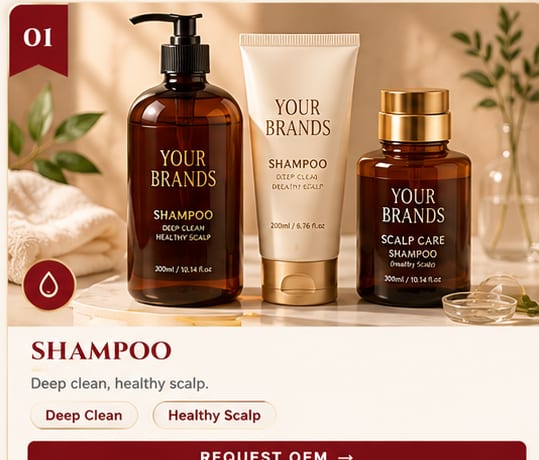 OEM Shampoo — 5FINE private label OEM/ODM