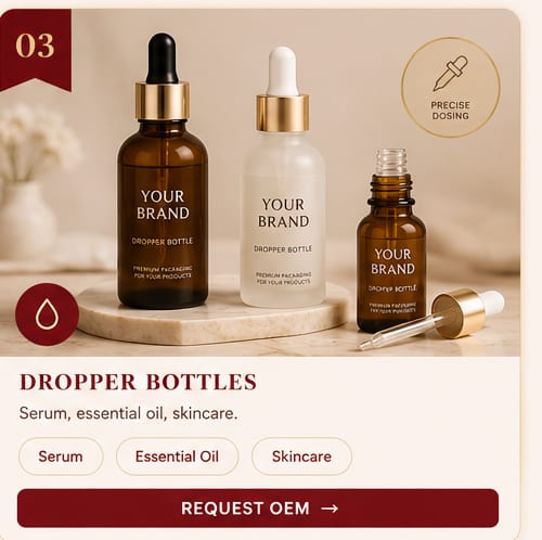 OEM Dropper Bottles — 5FINE private label OEM/ODM
