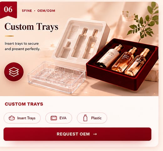 OEM Custom Trays — 5FINE private label OEM/ODM