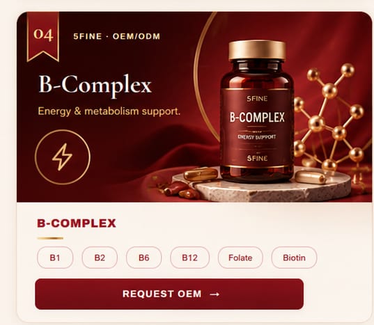 OEM B-Complex — 5FINE private label OEM/ODM