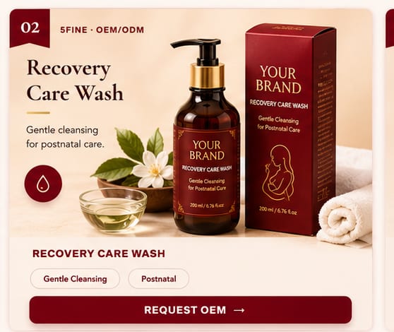 OEM Recovery Care Wash — 5FINE private label OEM/ODM