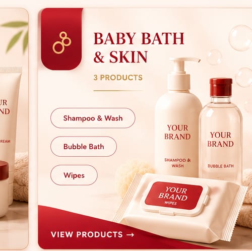 OEM Baby Bath & Skin — 5FINE private label