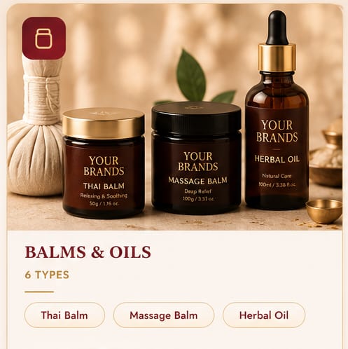 OEM Balms & Oils — 5FINE private label