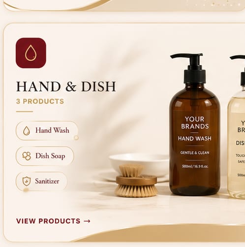 OEM Hand & Dish — 5FINE home care