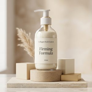 OEM collagen body lotion designed to improve skin elasticity and provide long-lasting hydration.