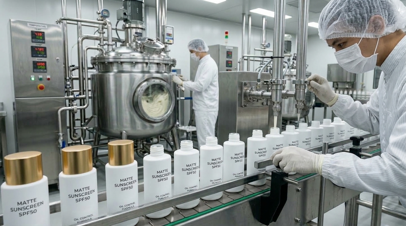 SUNSCREEN – Matte Oil Control Sunscreen SPF50 OEM - Image 5